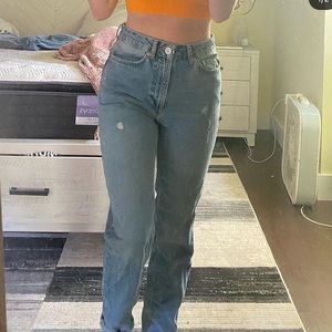 Medium/dark wash BDG jeans from urban outfitters I’m great condition!